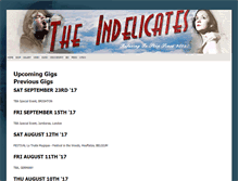 Tablet Screenshot of gigs.indelicates.com